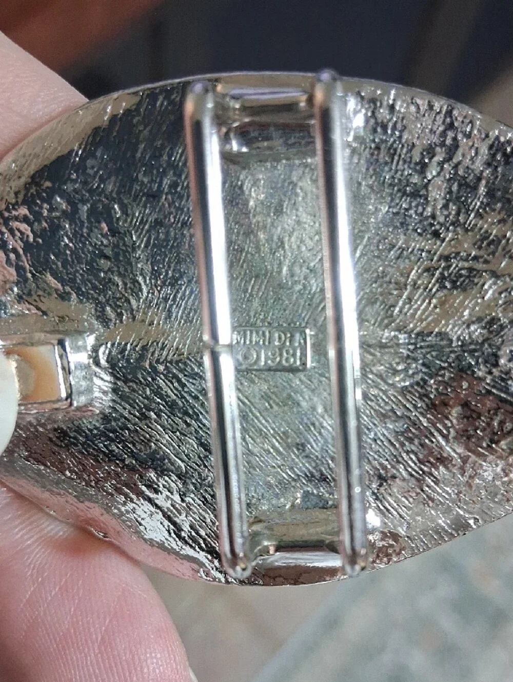 3 Mimi Di N Silver Tone Leaf and Knot Belt Buckles 1981 1987 1989